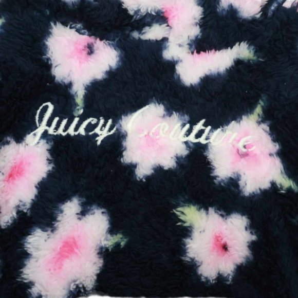 Juicy Couture GIRLS JACKET BLACK AND PINK - Picture 2 of 4
